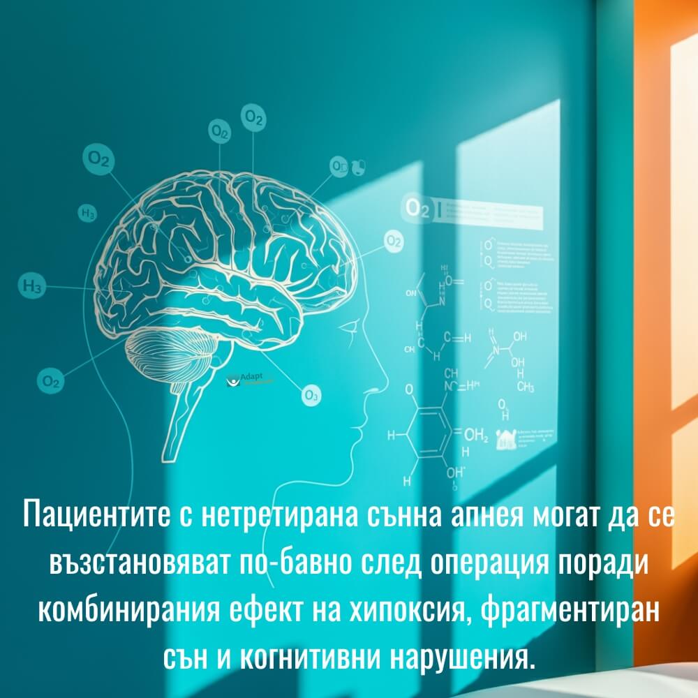 Ниска кислородна сатурация при пациенти със сънна апнея, хирургични рискове и ОСА