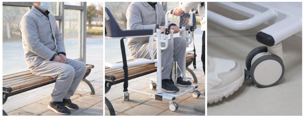 Хидравличен стол за трансфер със седалка - Адапт БГ - пациентски лифтери и помощни средства за хора с ограничена мобилност