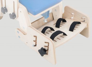 Footrest with 2 points feet stabilizing belts KDO_616 