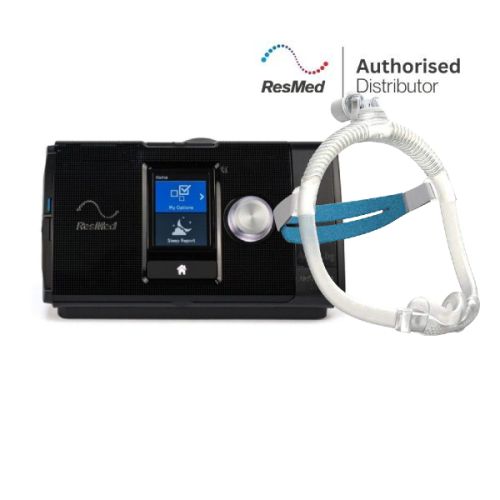 Комплект Автоматичен CPAP Апарат и Mаска ResMed + ПОДАРЪЦИ